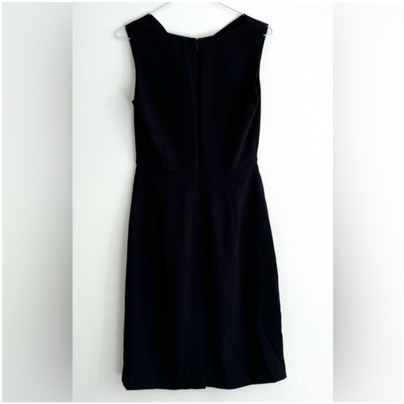 J. Crew Cowl Neck Sheath Black Dress - Picture 3 of 6